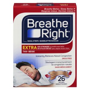 Breathe Right Strips Snoring and Nasal Congestion Relief