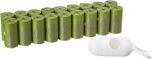 AmazonBasics Waste Bags with Dispenser and Leash