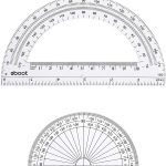 eBoot Plastic Protractor 180 Degrees