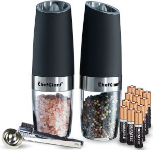 Electric Salt and Pepper Grinder Set