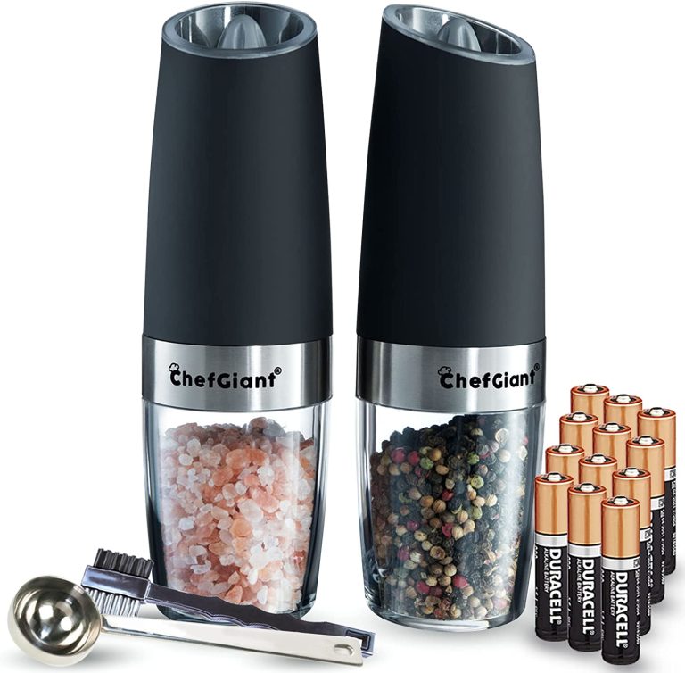 Electric Salt and Pepper Grinder Set