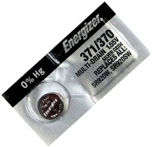 Energizer 371 Silver Oxide Battery