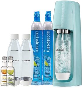 SodaStream Fizzi Sparkling Water Maker Bundle with 1L Slim Carbonating Bottle