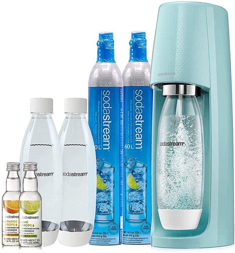 SodaStream Fizzi Sparkling Water Maker Bundle with 1L Slim Carbonating Bottle