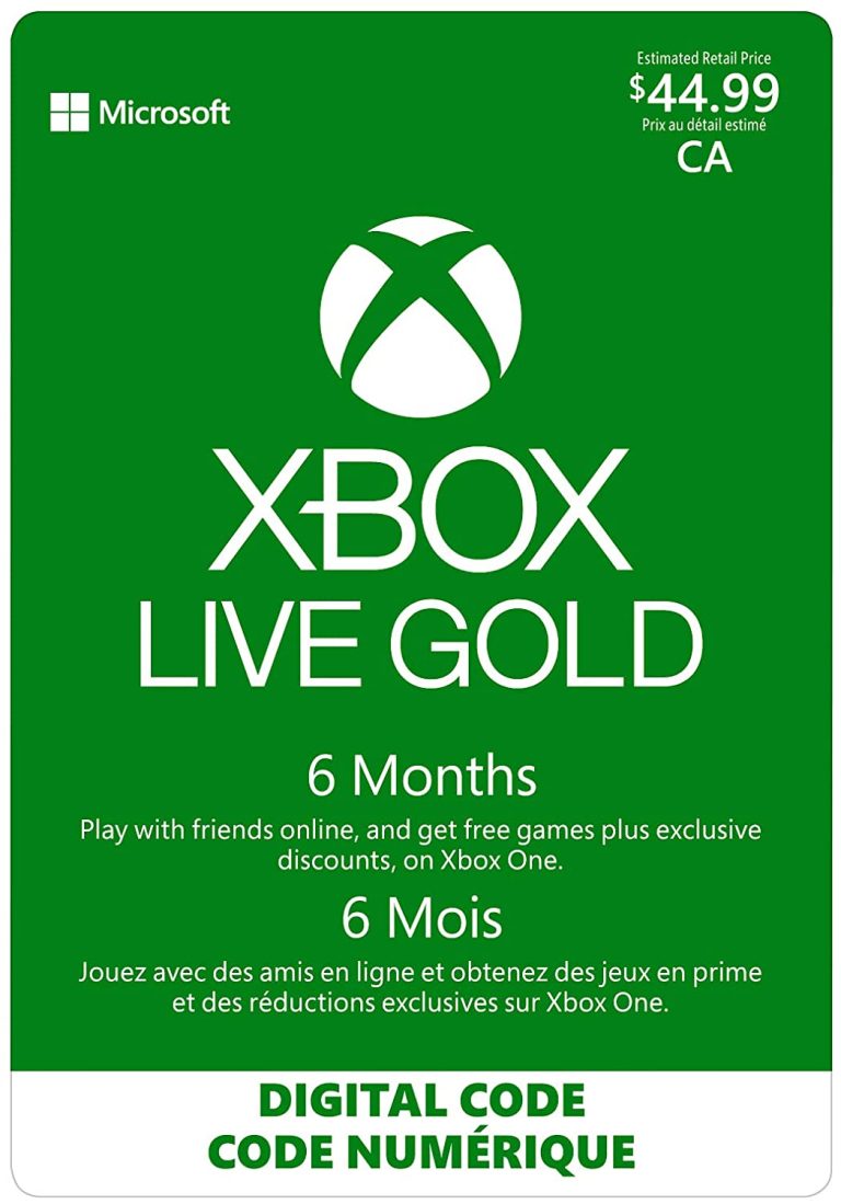 Xbox Live Gold Membership (Digital)