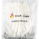 EricX Light Natural Candle Wick with Pre-Waxed