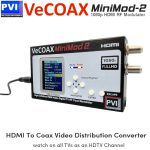 MINIMOD-2 MODULATOR 2 Channels to distribute your existing HDTV Antenna Signals throughout your Home