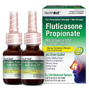 HealthA2Z Fluticasone Propionate Nasal Sprays Allergy and Sinus Relief