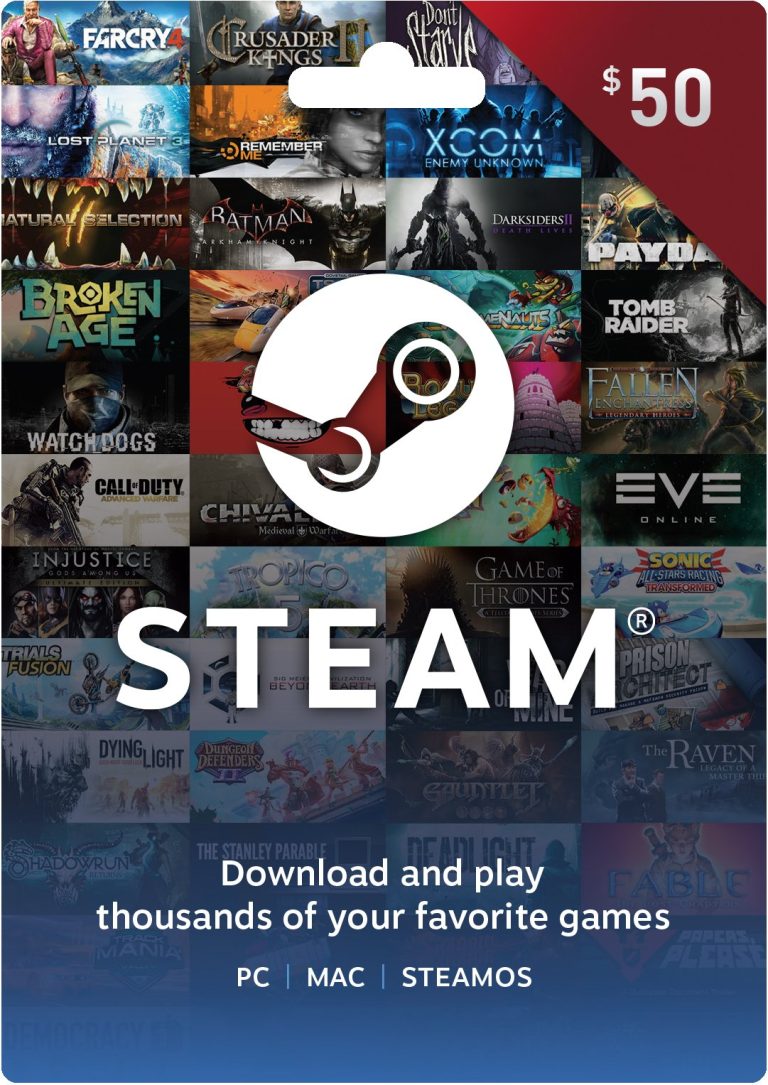 Steam Gift Card $50