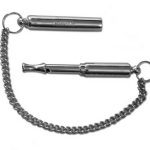 Silent Dog Whistle Adjustable Pitch Silver