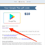 Google Play Gift Code (Email Delivery)