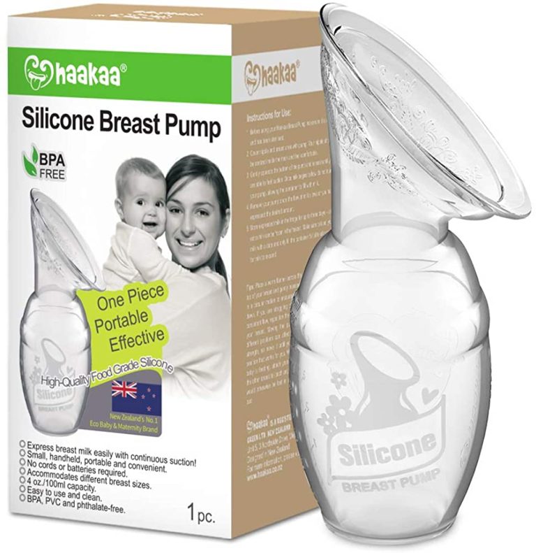 Haakaa Silicone Breast Pump Manual Breastfeeding Pump