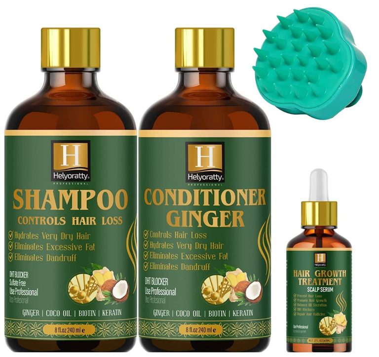 Helyoratty Professional Shampoo & Conditioner with Ginger