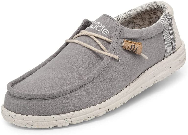 Hey Dude Men's Wally Linen Multiple Colors Casual Comfort Light Weight Sneaker