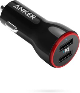 Anker PowerDrive 2 Elite Dual Port 24W USB Car Charger