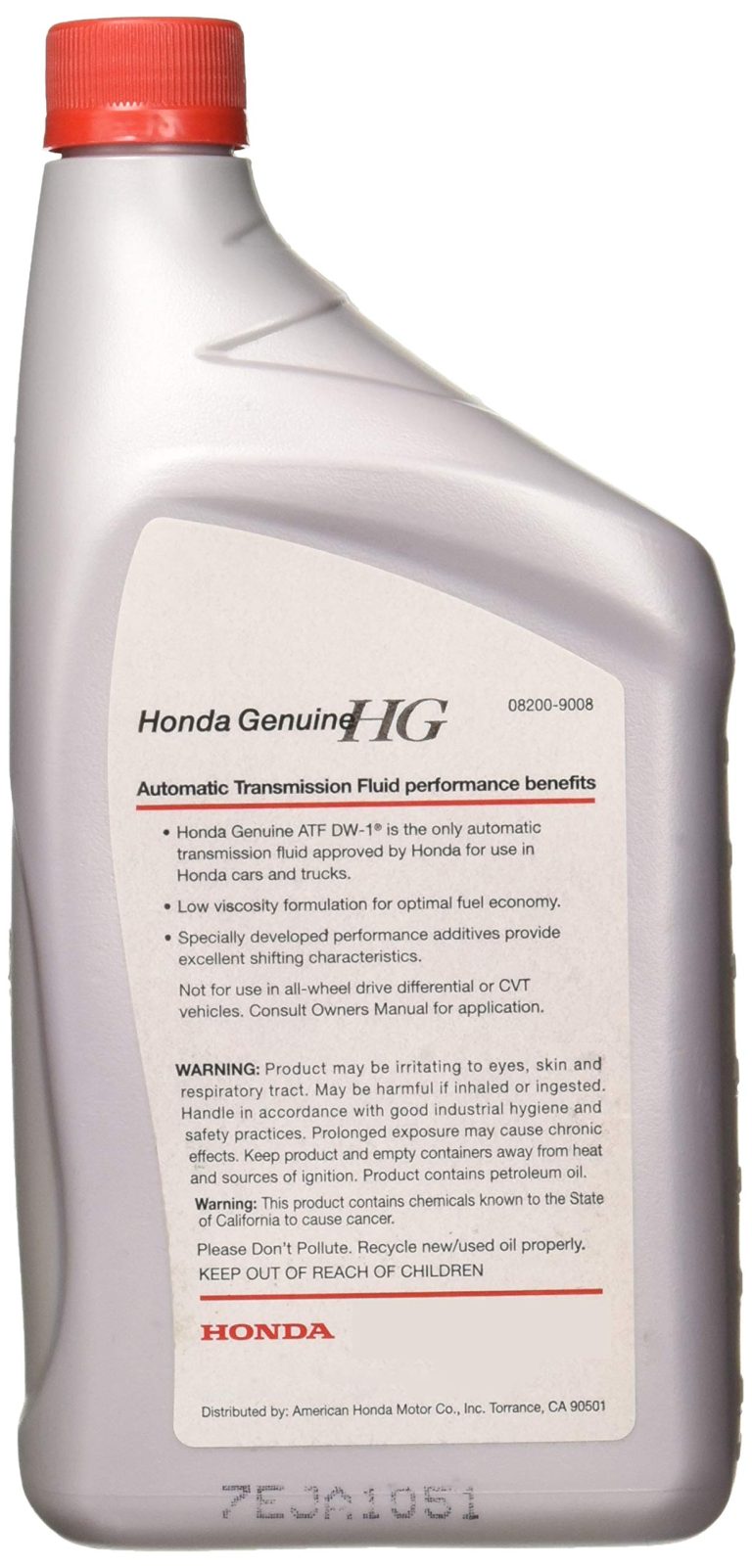 Genuine Honda 08200-9008 Automatic Transmission Fluid