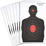 Juvale 50-Sheet Silhouette Shooting Paper Targets for Firearms