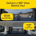 Angel View Wide Angle Rearview Mirror Installs On Existing Mirror