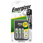 Energizer Rechargeable Auto Safety Charger with Over-charge Protection