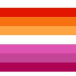 Lesbian Pride Flag Magenta Grommets