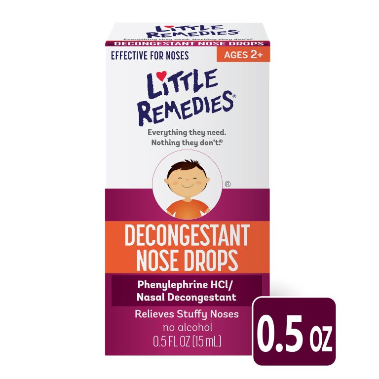 Little Remedies Decongestant Nose Drops for Newborns