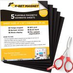 Magnetic Sheets with Adhesive Backing - Flexible and Strong Magnets for Crafts and DIY Projects