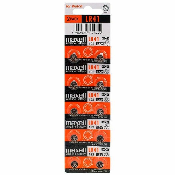 Maxell LR41 Alkaline Battery