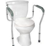 Medline Toilet Installation Kit with Adjustable Bathroom Riser