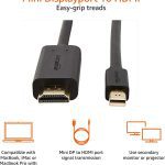 AmazonBasics Mini DisplayPort to HDMI Display Cable