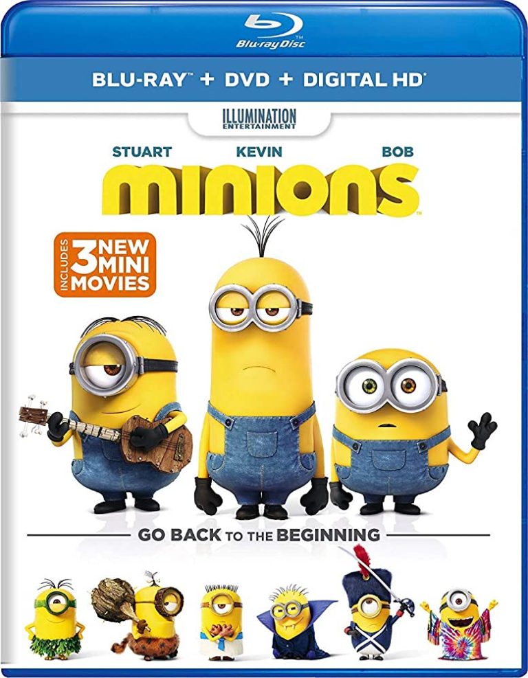 Minions Blu-ray DVD DIGITAL HD