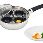 Modern Innovations Nonstick Stainless Steel Frying Pan Set with Removable Handle