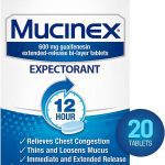 Mucinex Congestion & Chest Congestion Expectorant