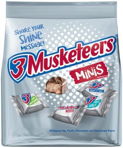 MUSKETEERS Chocolate Singles Size Candy Bars