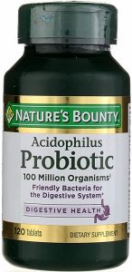 Nature's Bounty Probiotics Supplement with Acidophilus