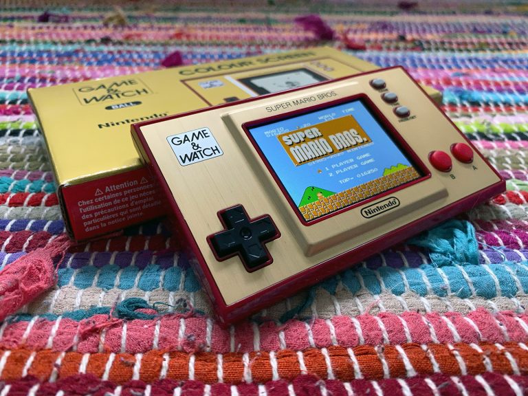 Nintendo Game & Watch Super Mario Bros Machine