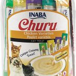 INABA Grain-Free Lickable Squeezable Vitamin-Enriched Cat Treats