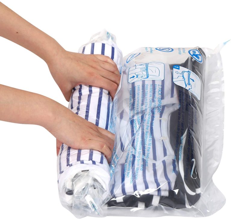 Hibag Compression Bags 12-Pack for Suitcase & Travel