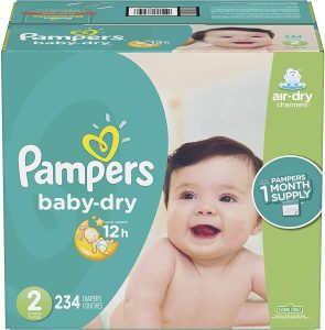 Pampers Swaddlers Disposable Diapers Size 2