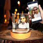 Personalized 3D Holographic Valentines Christmas Card