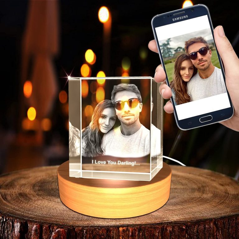 Personalized 3D Holographic Valentines Christmas Card