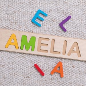 Fat Brain Toys Wooden Personalized Name Puzzle