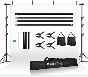 Backdrop Adjustable Photography Background Stand Support System Kit