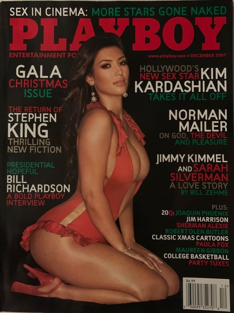 Playboy Magazine December 2007 Kardashian