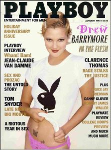 PLAYBOY Magazine January 1990 Drew Barrymore Issue