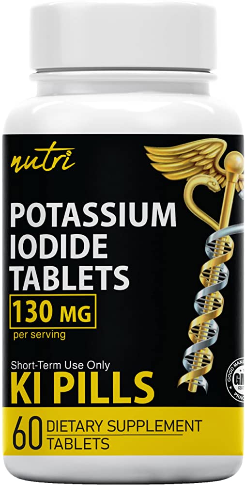 Potassium Iodide Radiation Tablets (Pack of 10)