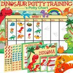 Potty Training Chart for Toddlers with Sticker and Certificate