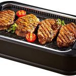 Power Smokeless Grill with Interchangeable Griddle Plate