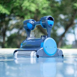 Dolphin Powerful Robotic Pool Cleaner with Multiple Scrubbing Brushes