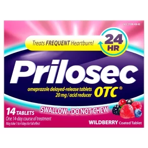 Prilosec OTC Wildberry Frequent Heartburn Medicine