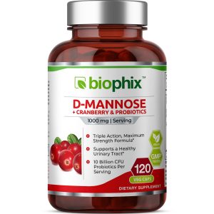 Probiotics with Clinically Proven SBOs + D-Mannose + Cranberry Pills